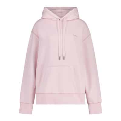 Stijlvolle Hoodie met Logo Borduursel voor Heren Ami Paris , Pink , Heren