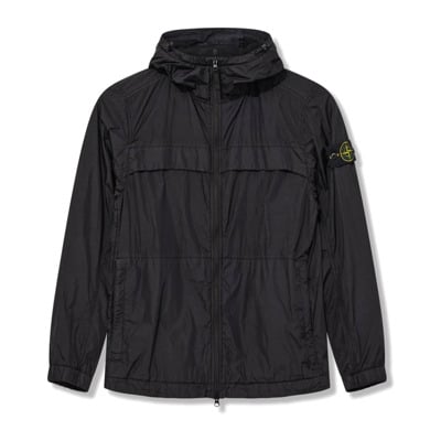 Stijlvolle Jas Stone Island , Black , Heren