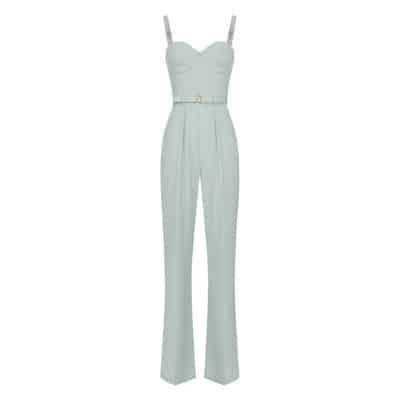 Stijlvolle Jumpsuit Elisabetta Franchi , Blue , Dames