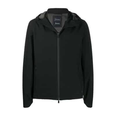 Stijlvolle Lichtgewicht Jas voor Heren Herno , Black , Heren