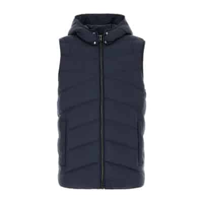 Stijlvolle Navy Blauwe Nylon Jas Woolrich , Blue , Heren