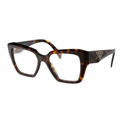 Stijlvolle Optische Bril Prada , Brown , Dames