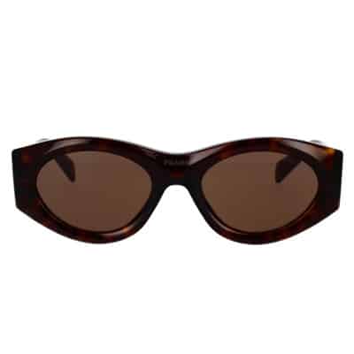 Stijlvolle Prada zonnebril Prada , Brown , Unisex