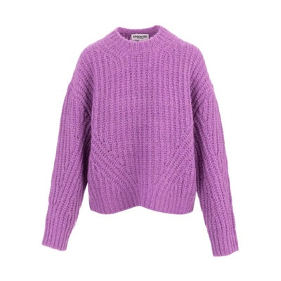 Stijlvolle Pullover Essentiel Antwerp , Purple , Dames