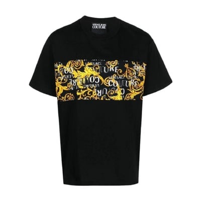 Stijlvolle T-shirt van Versace Jeans Couture Versace Jeans Couture , Black , Heren