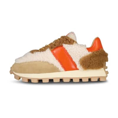 Stijlvolle Teddy Trim Sneakers Tod's , Multicolor , Dames