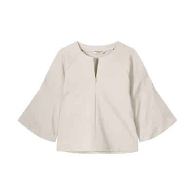 Stijlvolle Top met Korte Mouwen Summum Woman , Beige , Dames