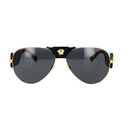 Stijlvolle Versace zonnebril Versace , Yellow , Unisex