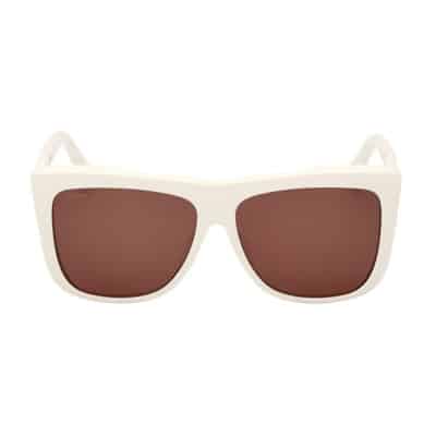 Stijlvolle zonnebril Max Mara , White , Dames