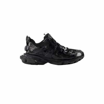 Stoffen Sneakers met Rubberen Zool Balenciaga , Black , Dames