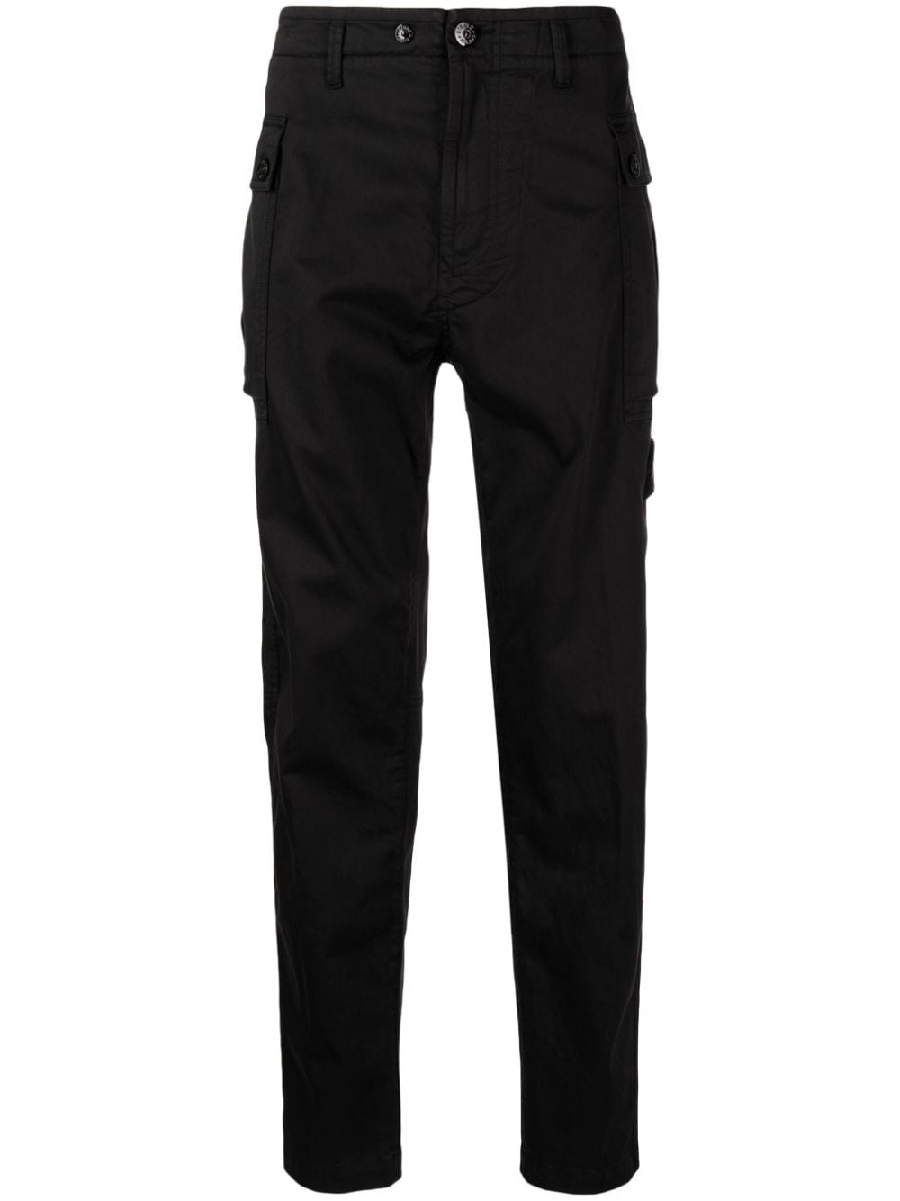 Stone Island Broek met toelopende pijpen - Zwart