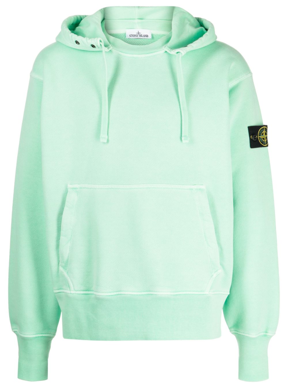 Stone Island Hoodie met Compass-logopatch - Groen