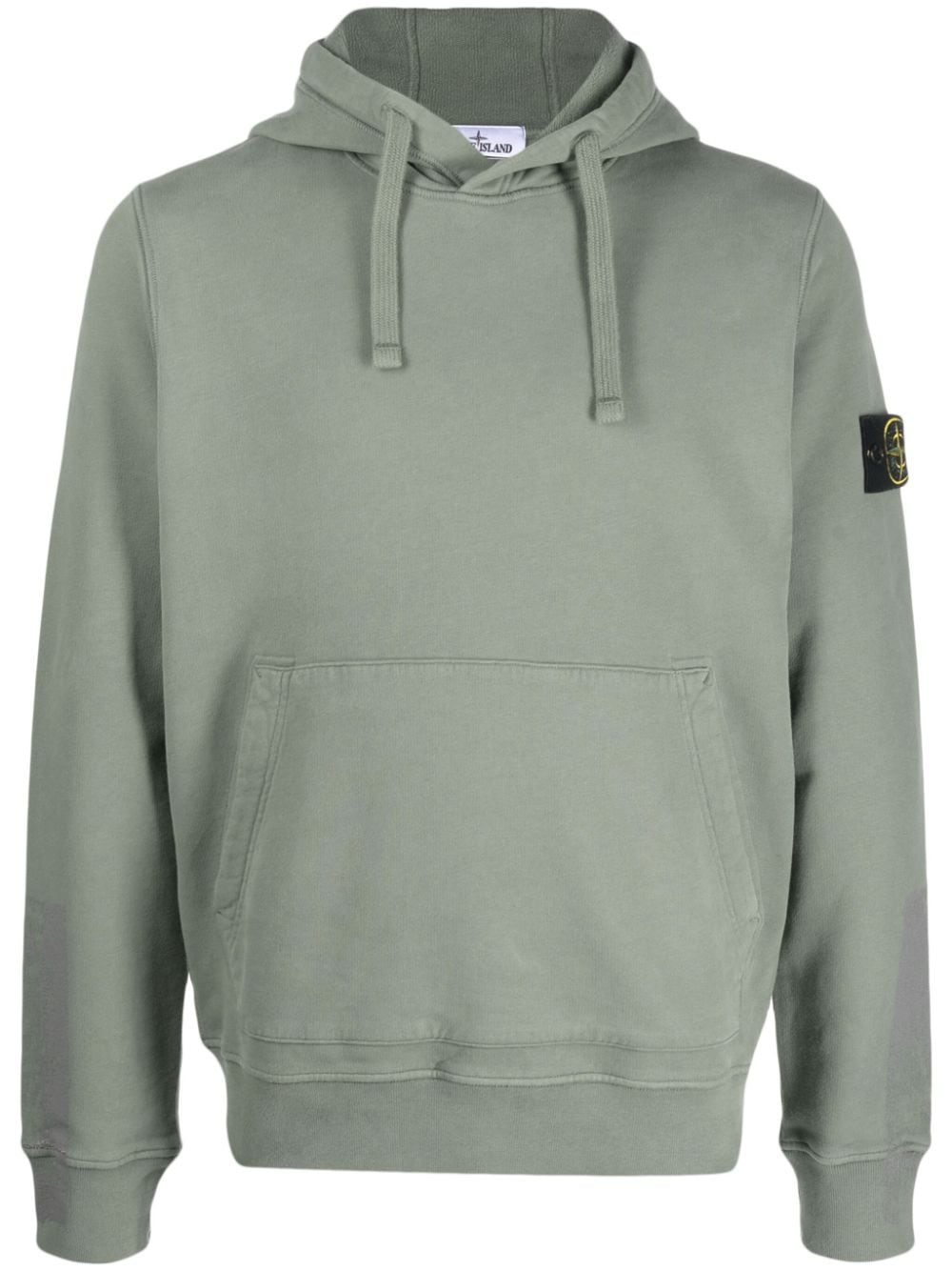 Stone Island Hoodie met Compass-logopatch - Groen