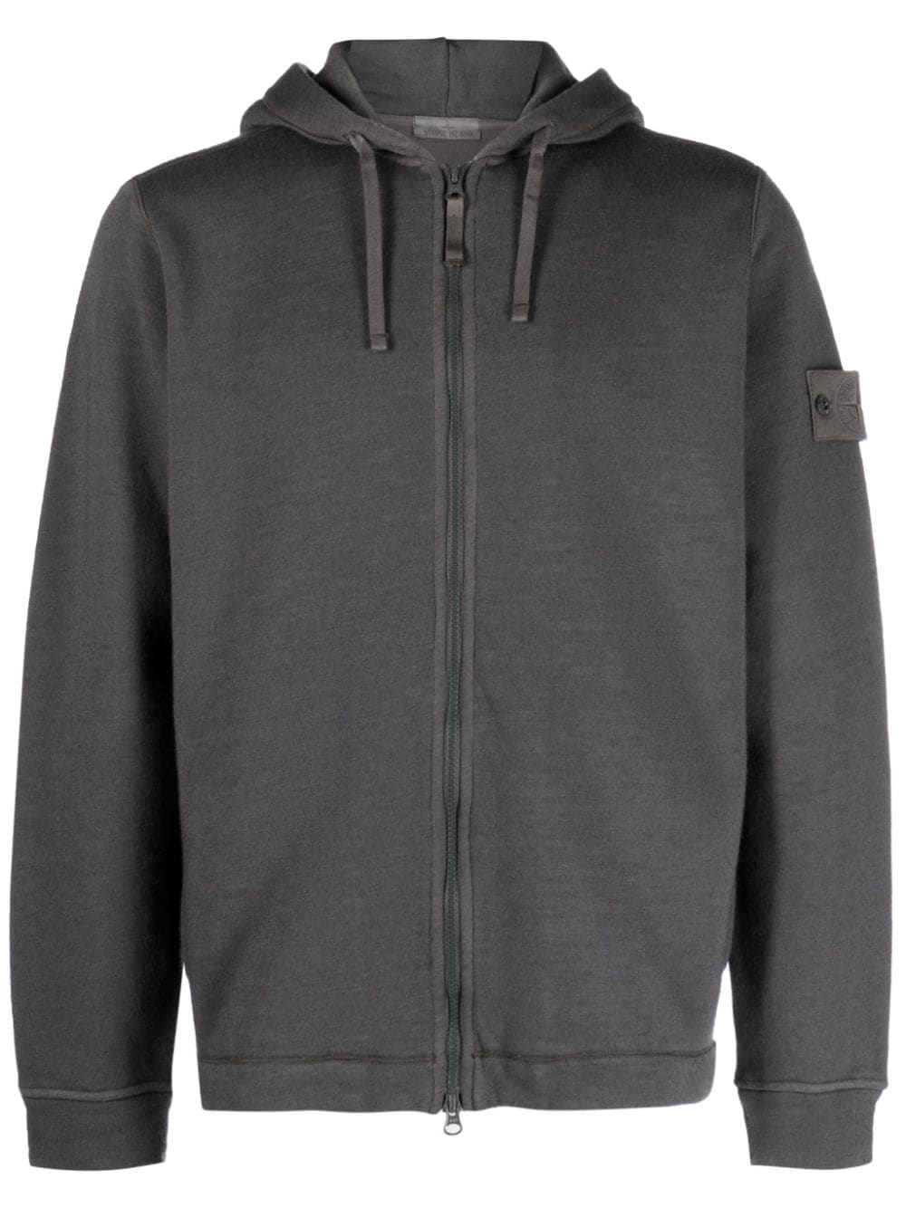 Stone Island Hoodie met rits - Grijs