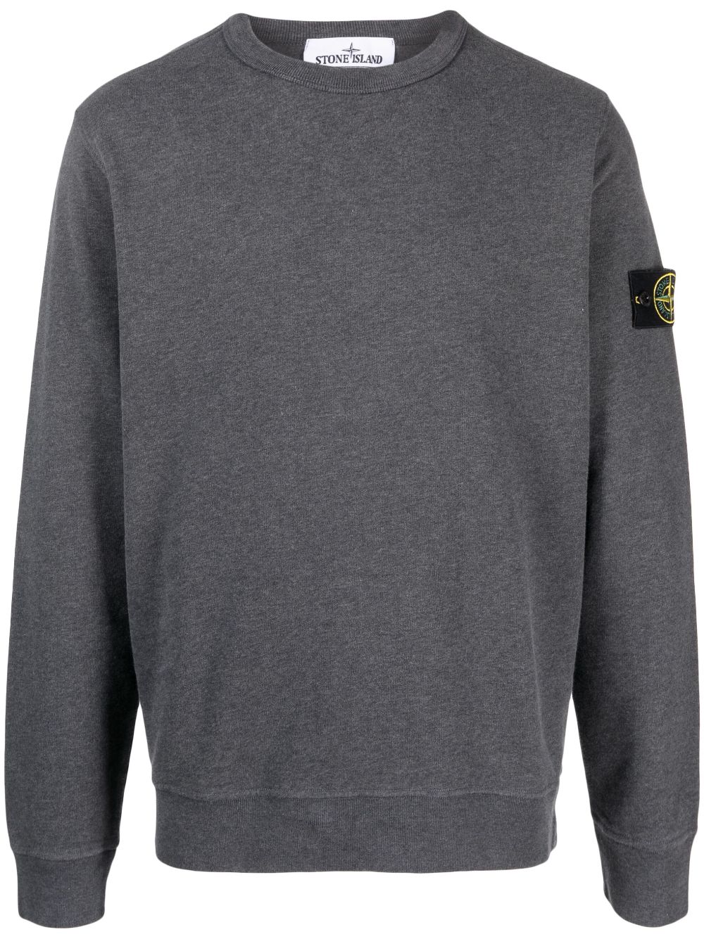 Stone Island Sweater met Compass-logopatch - Grijs