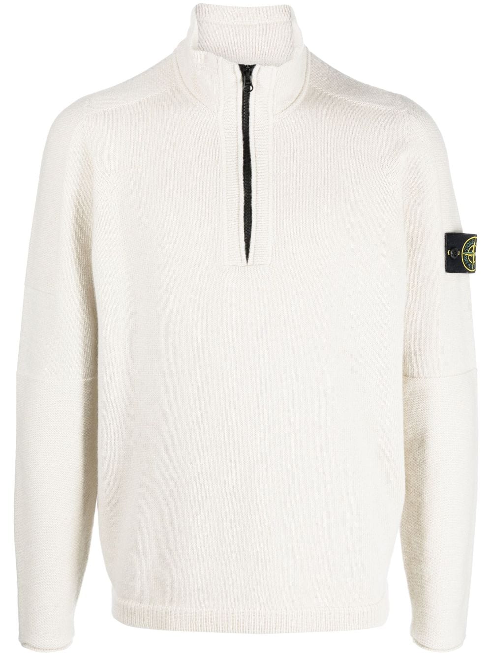 Stone Island Sweater met rits - Beige