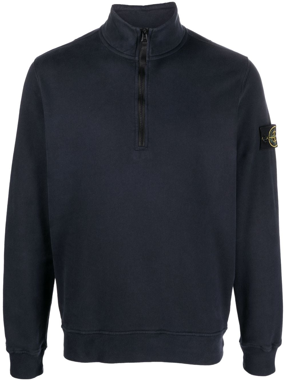 Stone Island Sweater met rits - Blauw