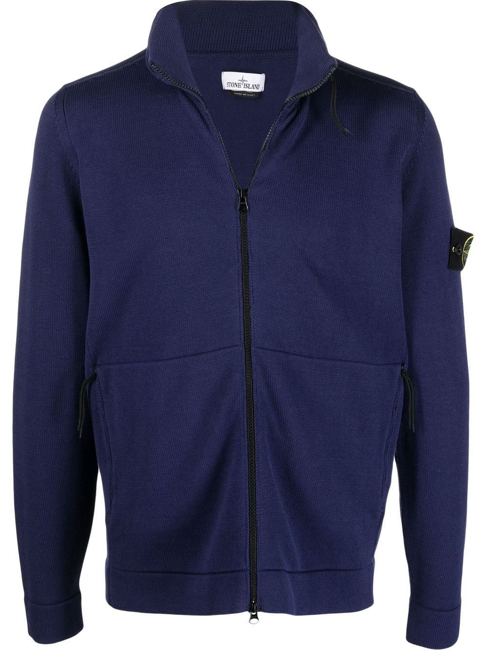 Stone Island Sweater met rits - Blauw