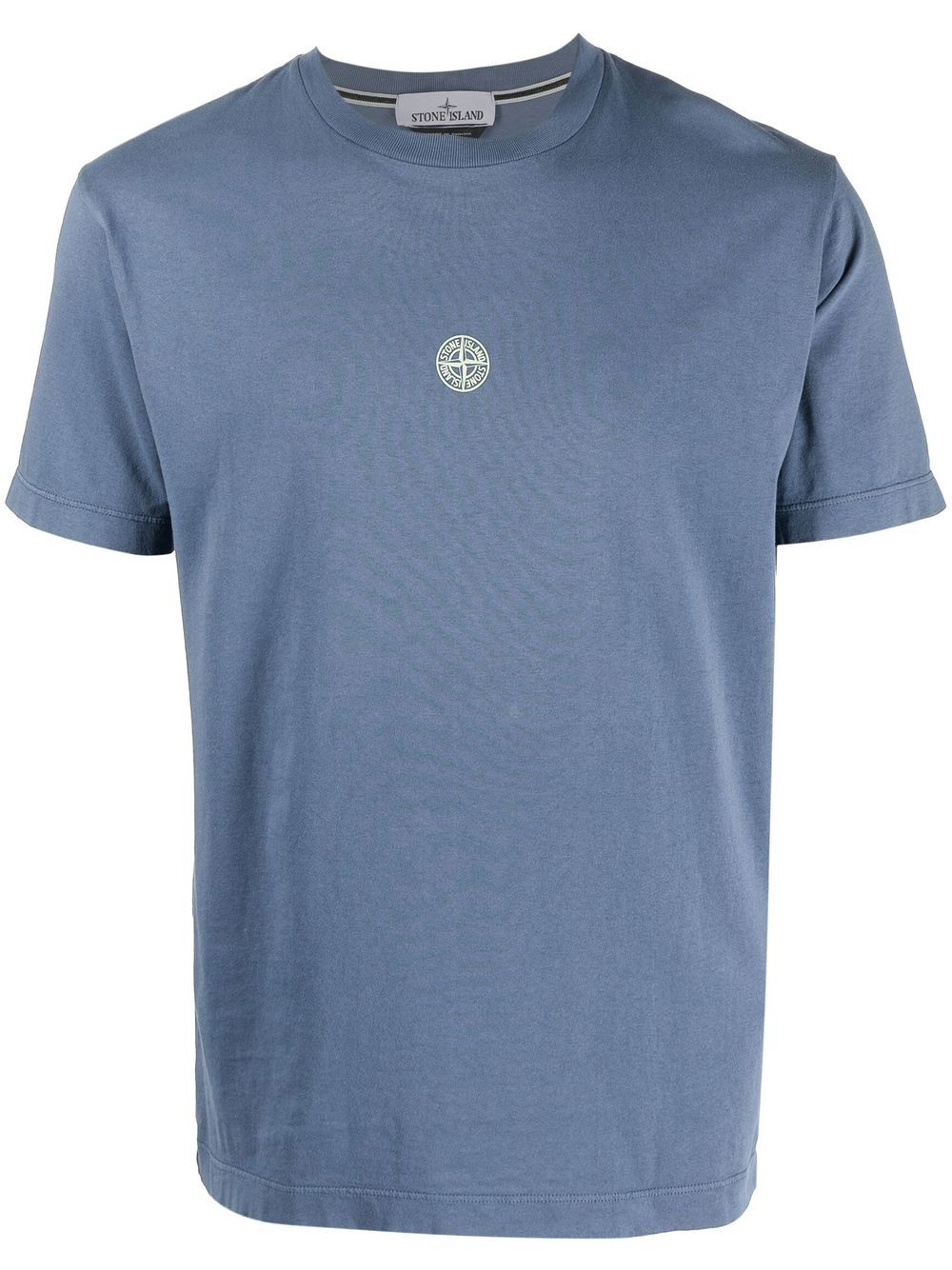 Stone Island T-shirt met logoprint - Blauw