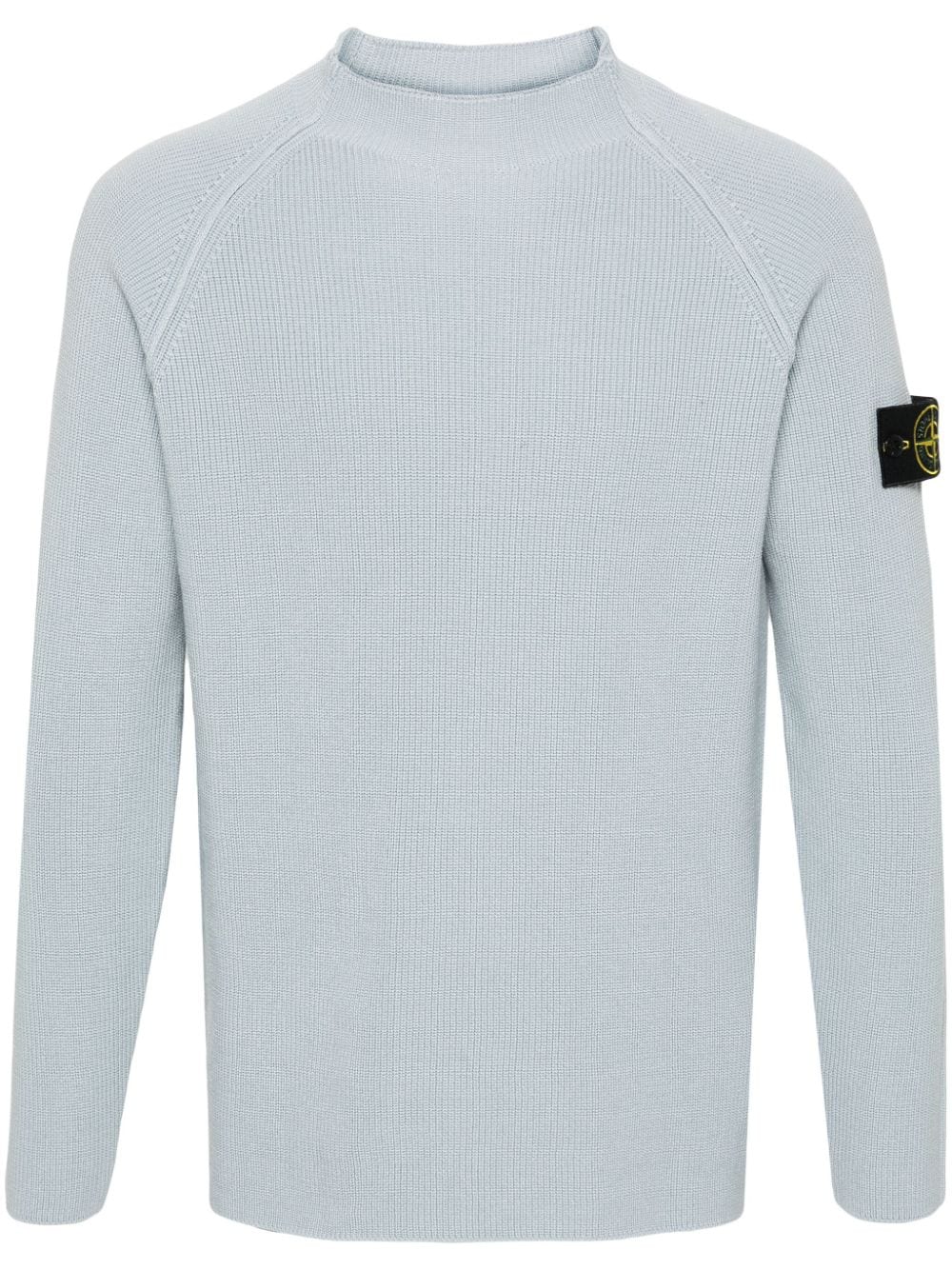 Stone Island Trui met Compass-logopatch - Blauw