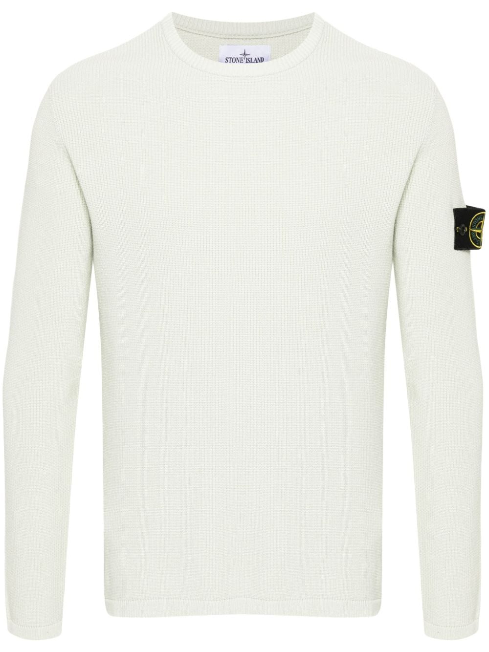 Stone Island Trui met Compass-logopatch - Groen