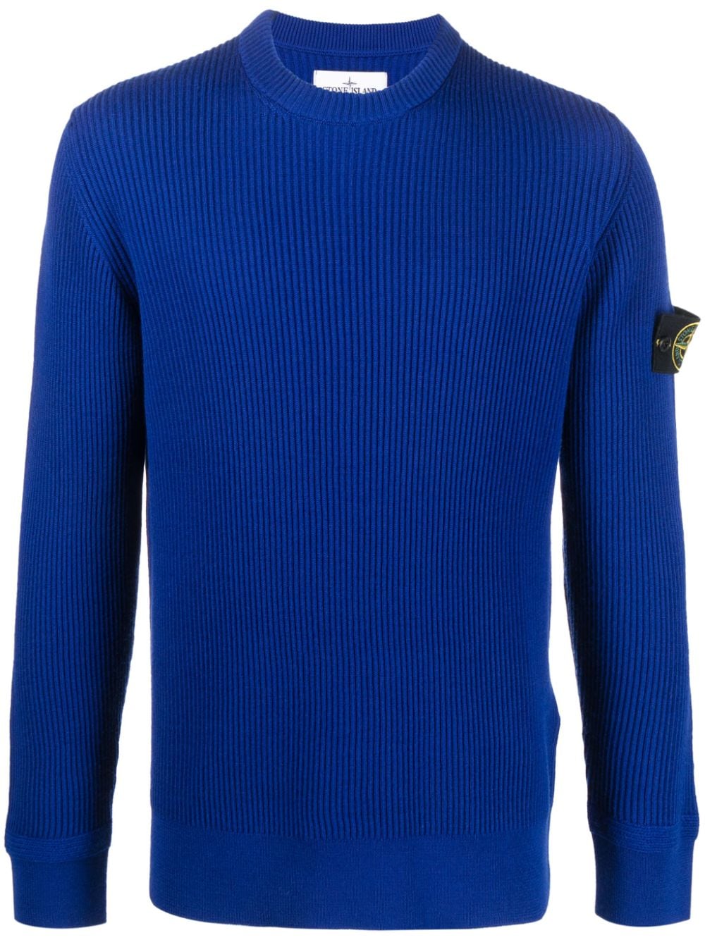 Stone Island Trui met patch - Blauw