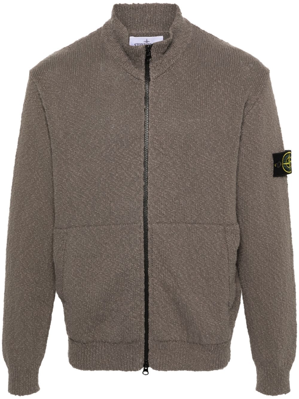 Stone Island Trui met rits - Bruin