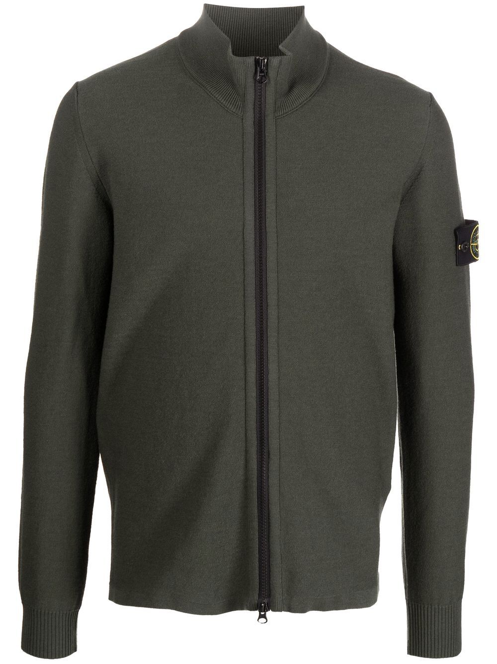 Stone Island Trui met rits - Groen