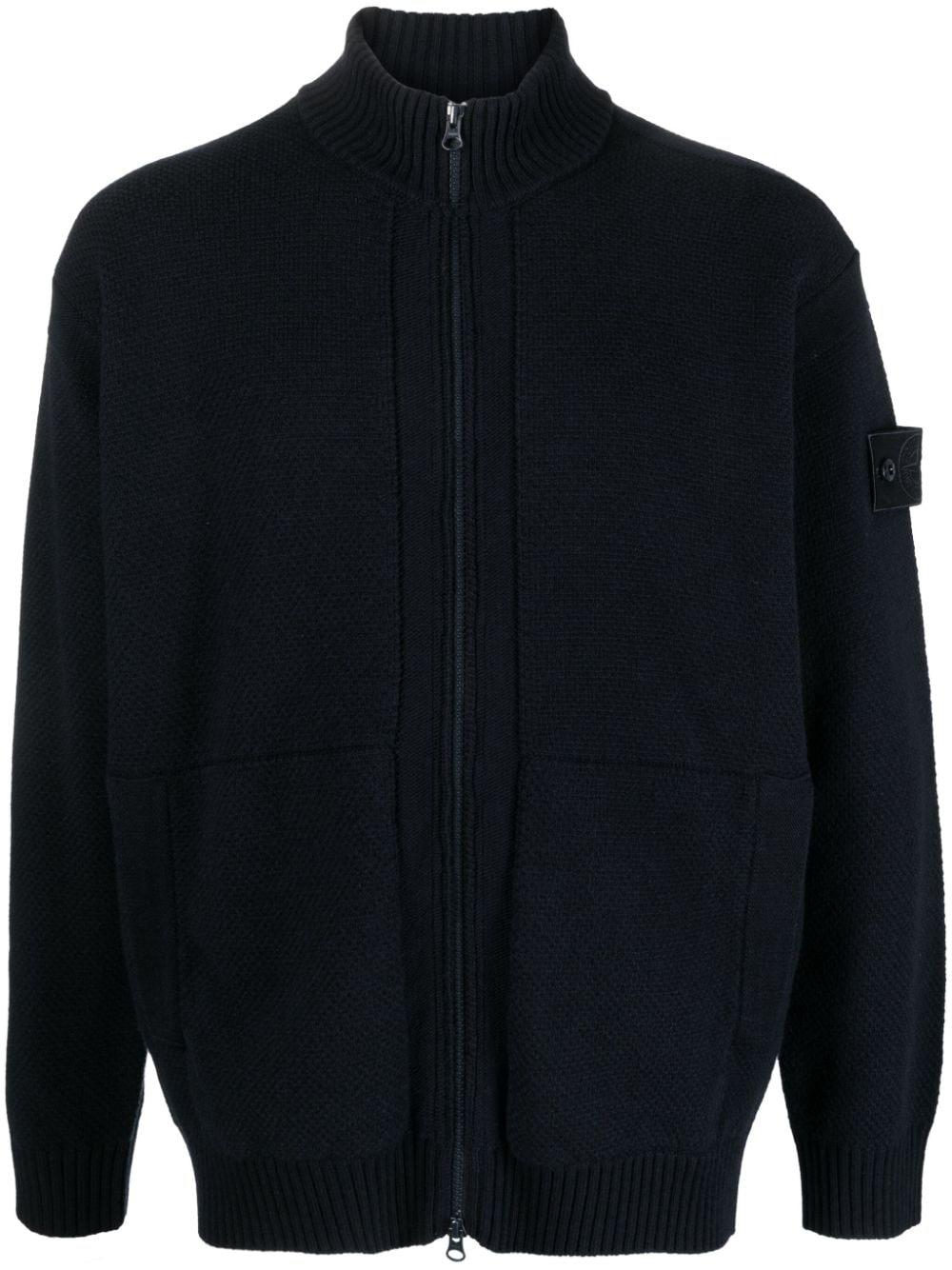 Stone Island Vest met Compass-logopatch - Blauw