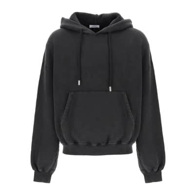 Super Moon Bedrukte Hoodie Off White , Black , Heren