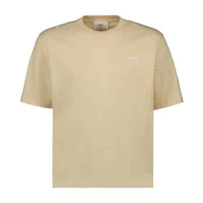 T-Shirts Ami Paris , Beige , Heren