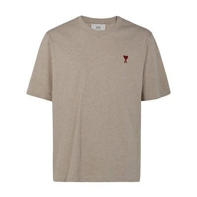 T-Shirts Ami Paris , Beige , Heren