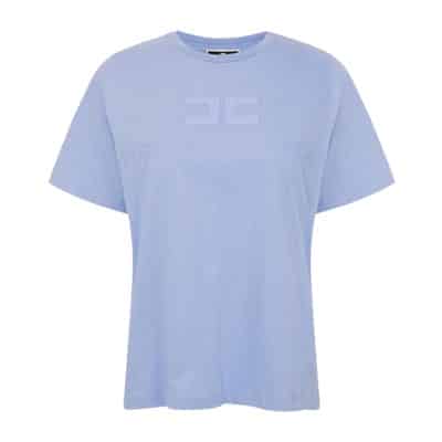 T-Shirts Elisabetta Franchi , Blue , Dames