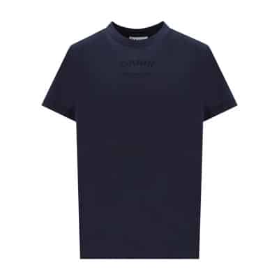 T-Shirts Ganni , Blue , Dames