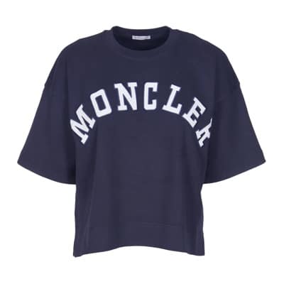 T-Shirts Moncler , Blue , Dames