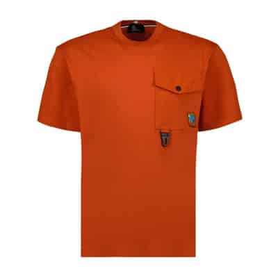 T-Shirts Moncler , Orange , Heren