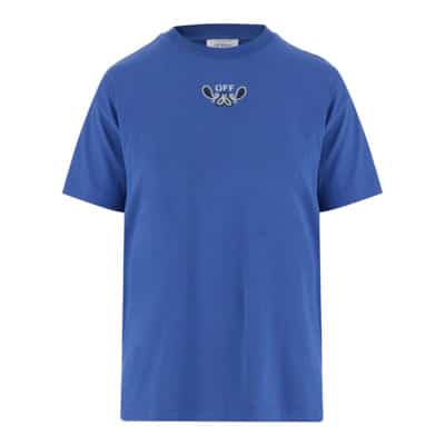 T-Shirts Off White , Blue , Dames