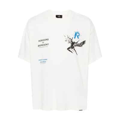 T-Shirts Represent , White , Heren