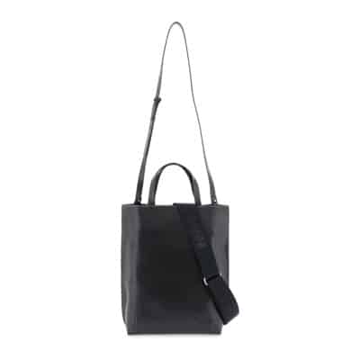 Tas met reliëf logo Ganni , Black , Dames