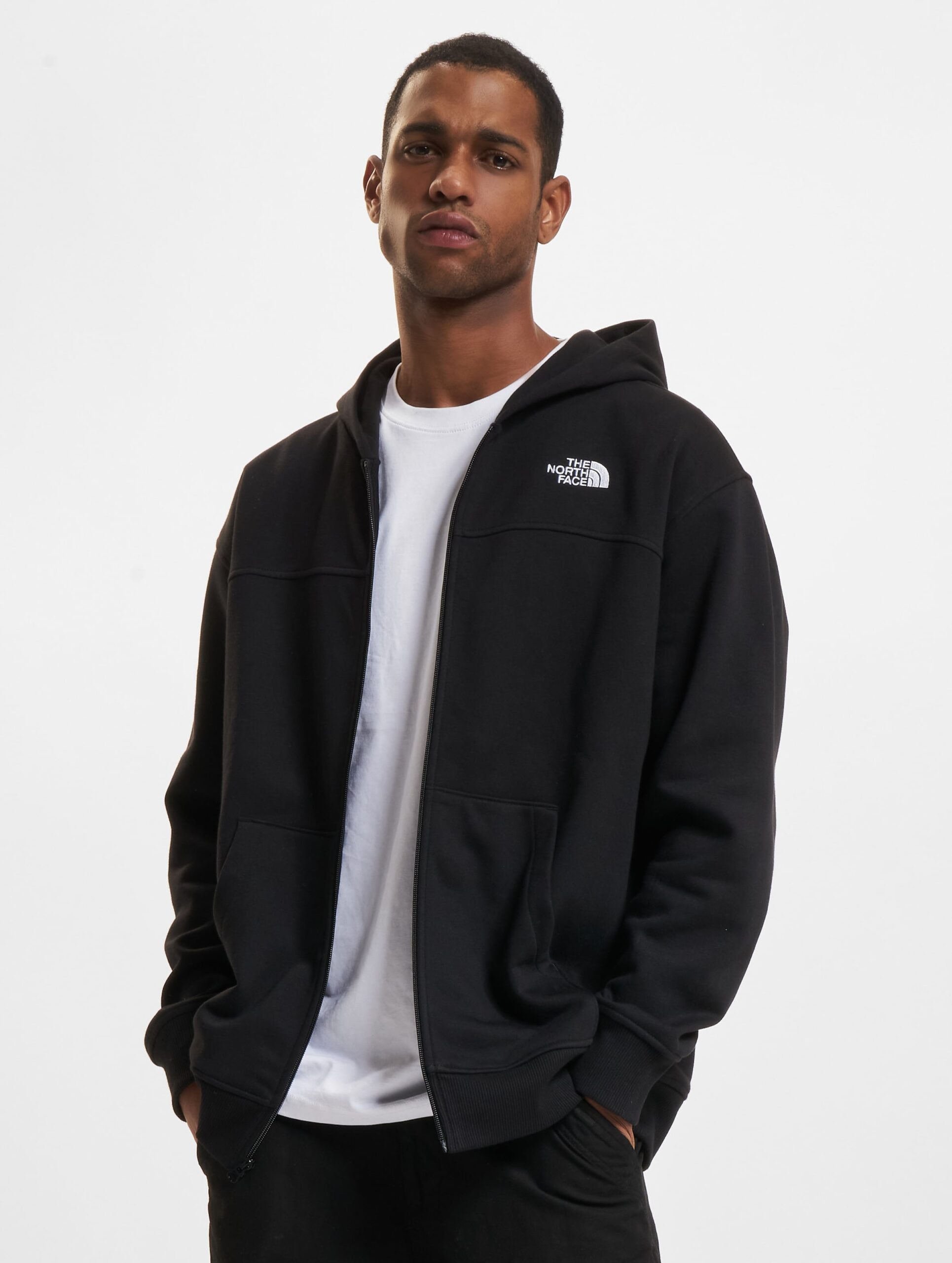 The North Face Essential Zip Hoodies Männer,Unisex op kleur zwart, Maat L