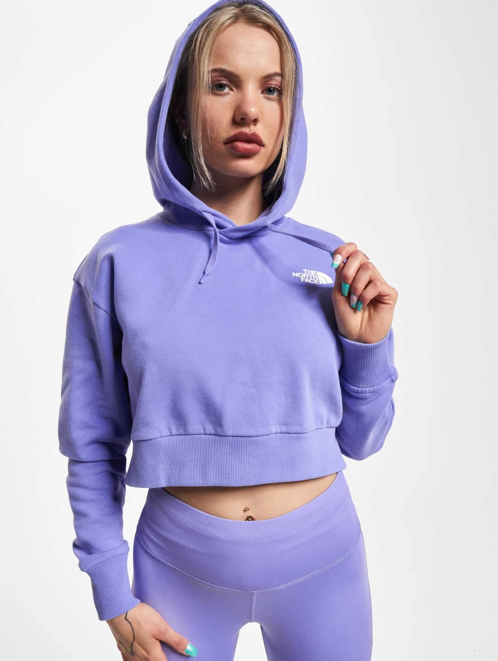 The North Face Trend Crop Hoodie Frauen,Unisex op kleur blauw, Maat L