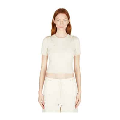 Tijdloze Glamour Bikini Top Jacquemus , Beige , Dames