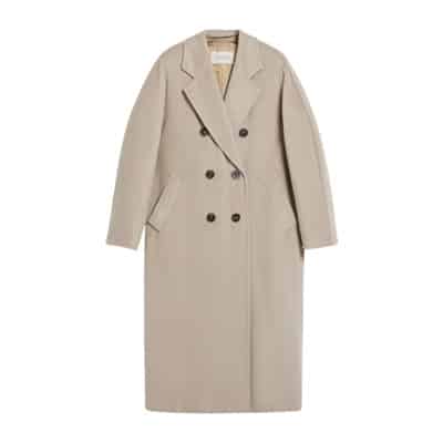 Tijdloze iconische Madame jas Max Mara , Beige , Dames