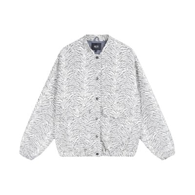 Tijger Jacquard Dames Geweven Jas Alix The Label , Gray , Dames