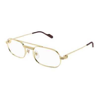 Titanium Optische Bril Cartier , Yellow , Unisex