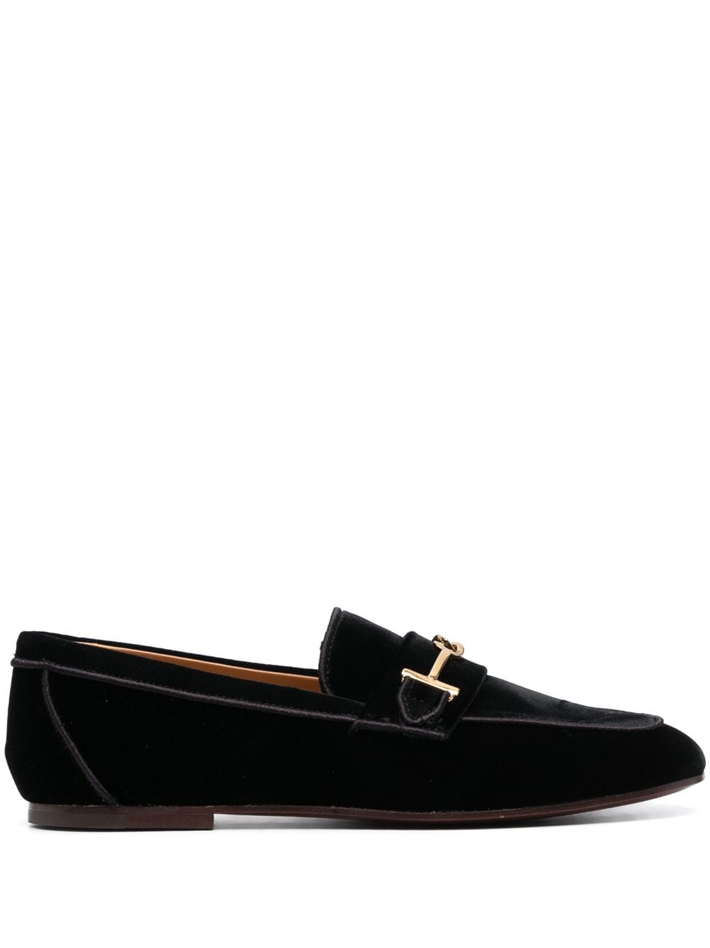 Tod's Loafers met logodetail - Zwart