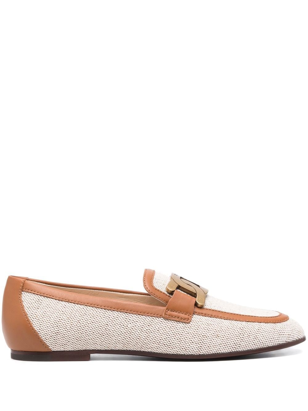 Tod's Loafers met schakelkettingdetail - Beige