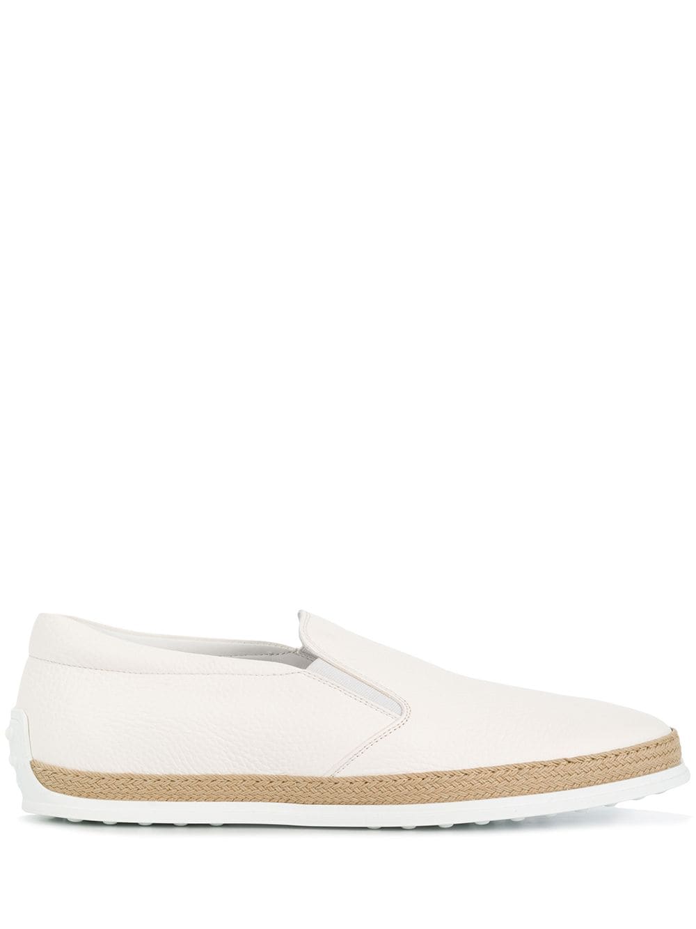 Tod's instap-espadrilles - Wit