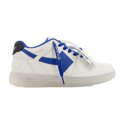 Transparante Leren Sneakers Off White , White , Heren