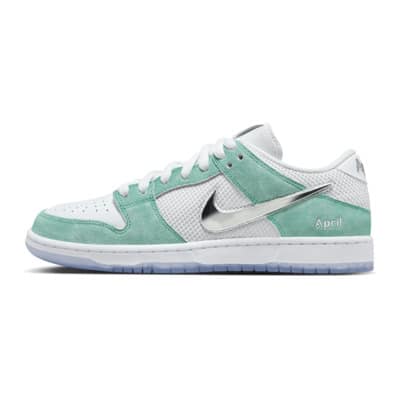 Turbo Green x April Skateboards Dunk Low SB Nike , Green , Heren